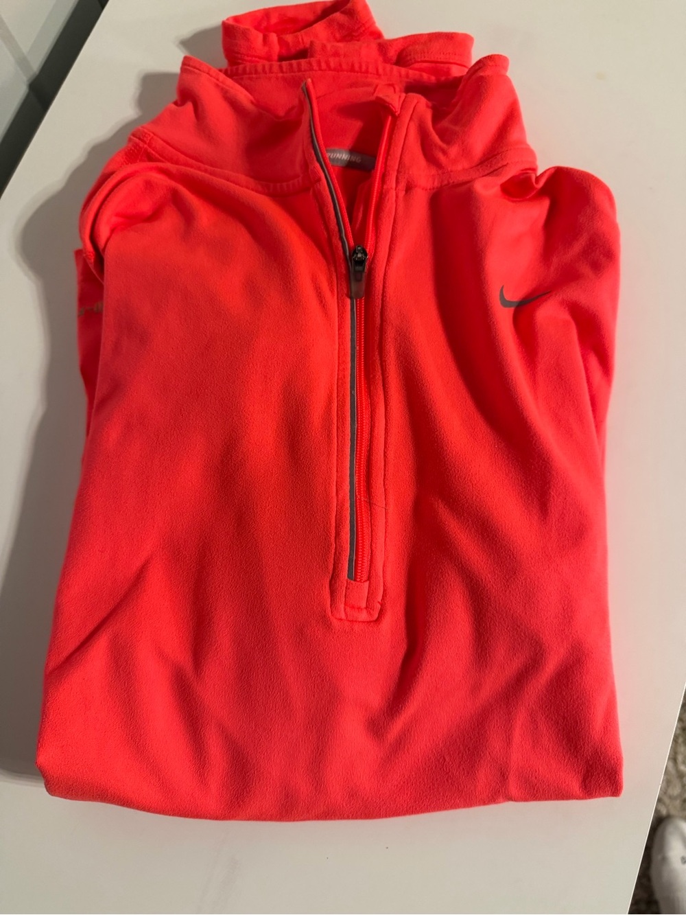 Nike Neon Coral/Hot Pink Dri-FIT Quarter-Zip Jacket